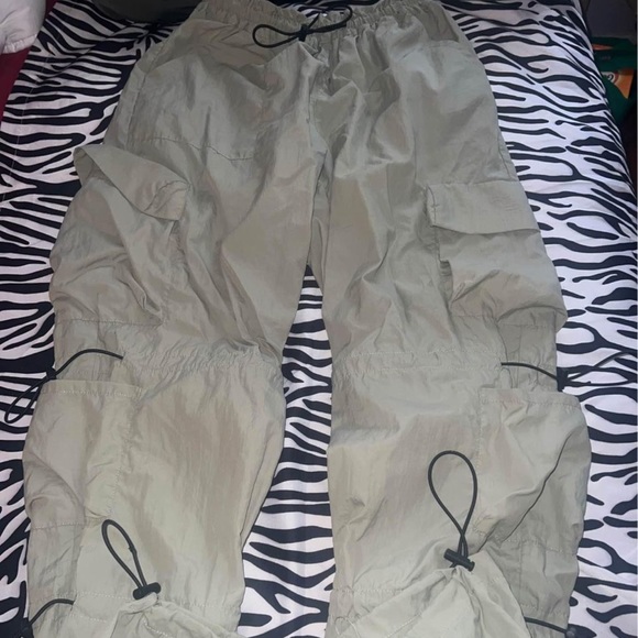 Green Garage Parachute Pants - Picture 2 of 2